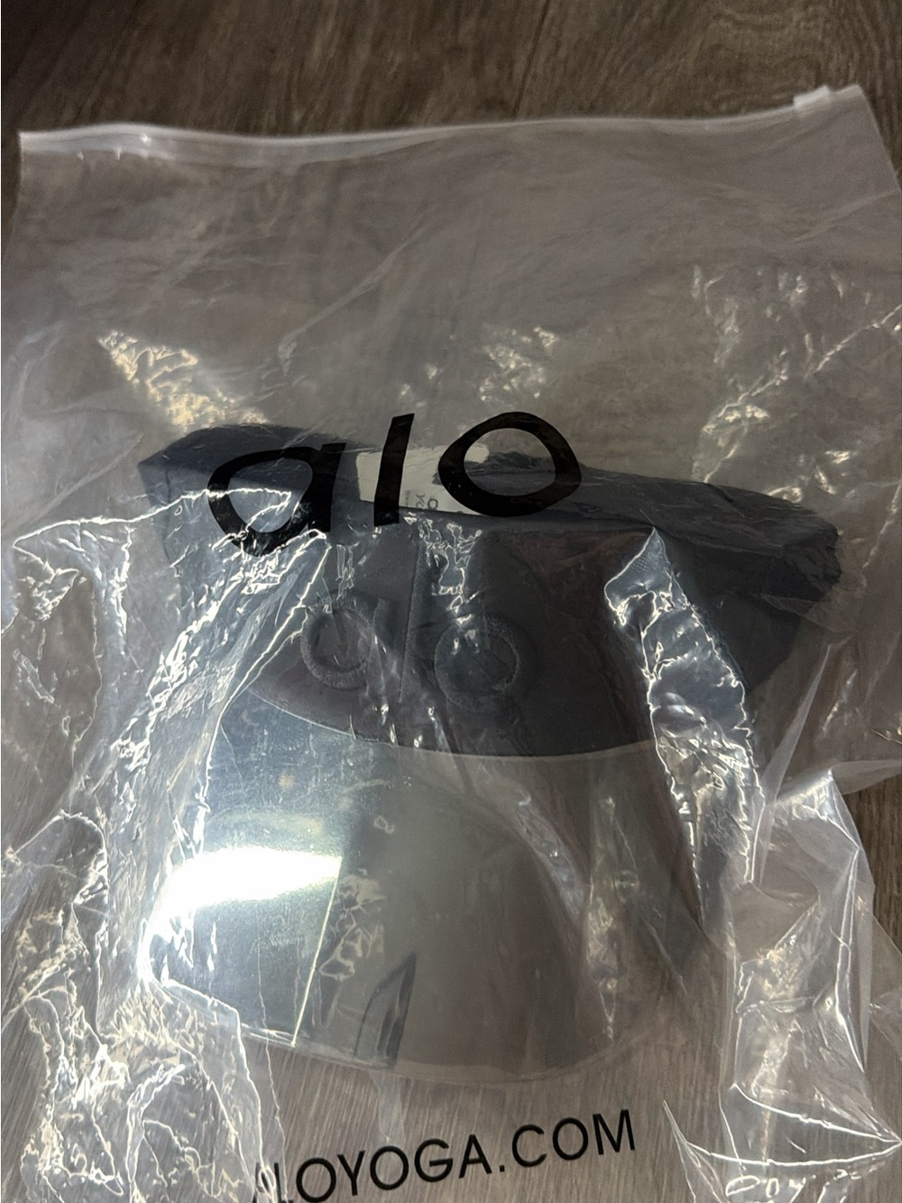 ALO Yoga Black and Silver Protective VR Visor Cover